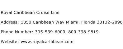 Royal Caribbean Cruise Contact Number